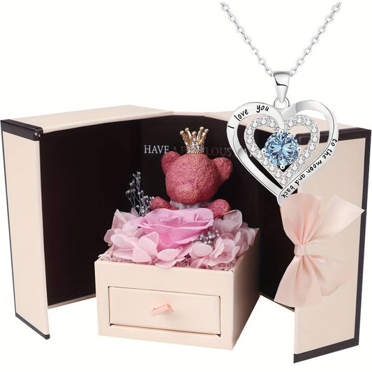 Kaklo pakabukas su dėžute