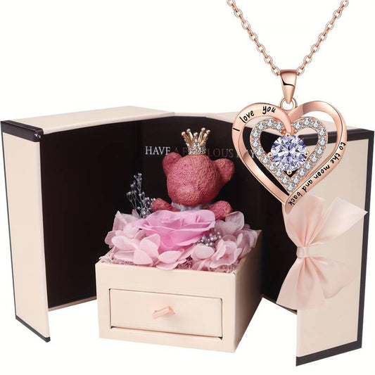 Kaklo pakabukas su dėžute