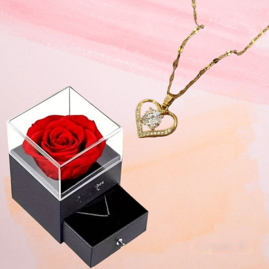 Kaklo pakabukas su dėžute